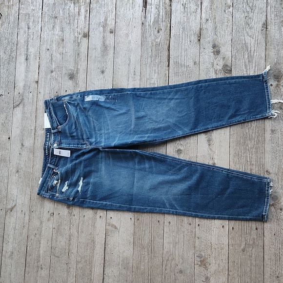 NWT American Eagle 20 Long 35 W High V-Rise Mom Jeans - Picture 4 of 15